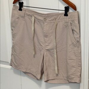 Reel Legends Women's Beige Flat Front Shorts